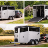 Ifor Williams HBX 511 Pferdeanhänger 2700 kg Aluminium 2 Pferde mit Rampe Frontausstieg Vollpoly Dach NEU
