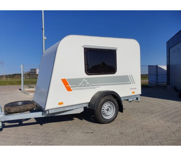 Einachsiger Campinganhänger MINI CAMPER Wohnwagen 245x120x140cm mit zGM 750kg