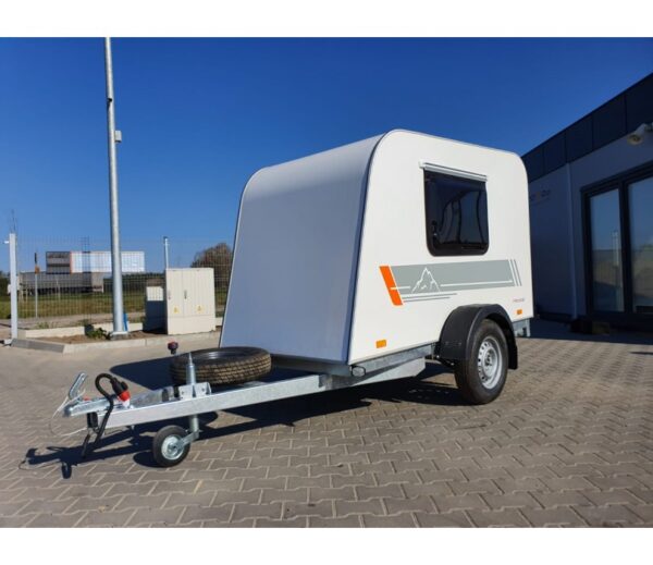 Einachsiger Campinganhänger MINI CAMPER Wohnwagen 245x120x140cm mit zGM 750kg