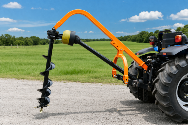 Erdbohrer für Traktor L-30 – Leistungsstarker Pfostenbohrer mit Zapfwellenantrieb (PTO)