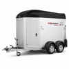 Ifor Williams HBX 511 Pferdeanhänger 2700 kg Aluminium 2 Pferde mit Rampe Frontausstieg Vollpoly Dach NEU