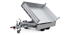 Kipper TRIUS SHDK O2 27-30-18.2 mit verzinkten Bordwänden und Handpumpe.