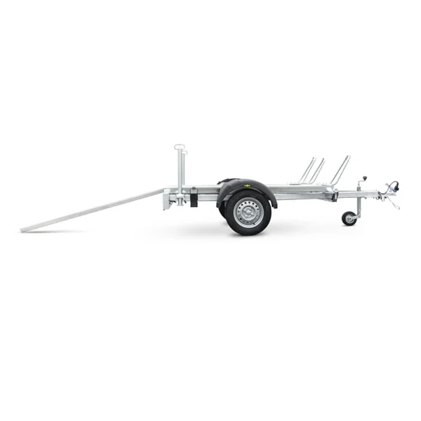 Motorradanhänger für 3 Motorräder, Einachser, 750 kg