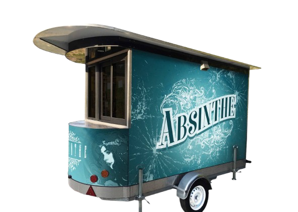 Food truck absinthe anhanger