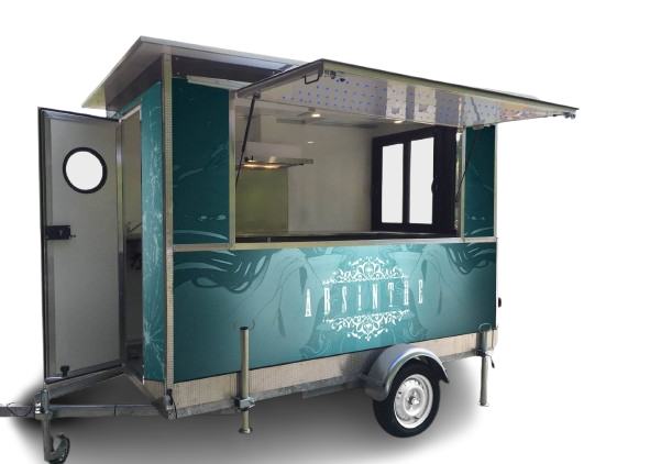 Food truck absinthe anhanger
