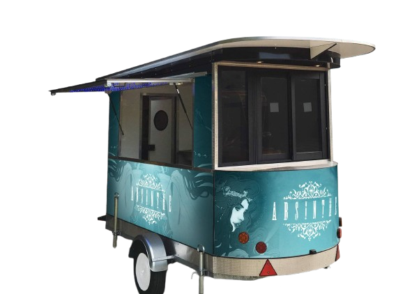 Food truck absinthe anhanger